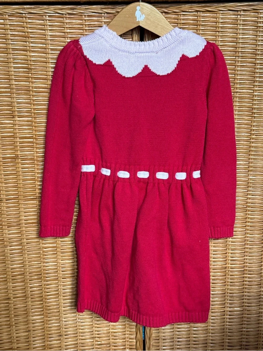 Gymboree Red & pink heart sweater dress
